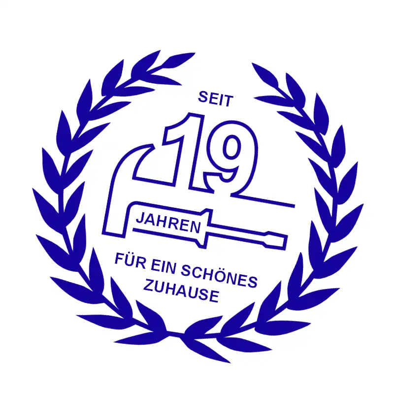 Emblem von Renovationen Lienhard anlässlich Jubiläum